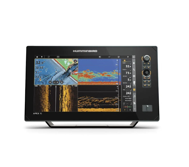 Humminbird Chartplotter Humminbird APEX16 Chartplotter Mega SI+ VX – Deep V Rigging Company