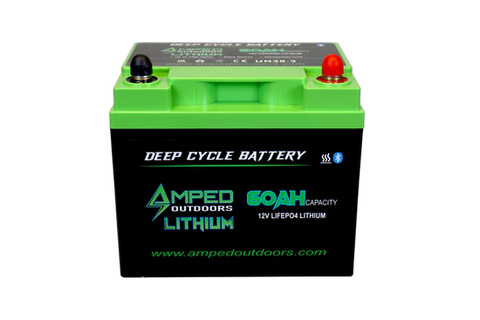Amped Outdoors 60Ah Lithium Marine Electronics Battery