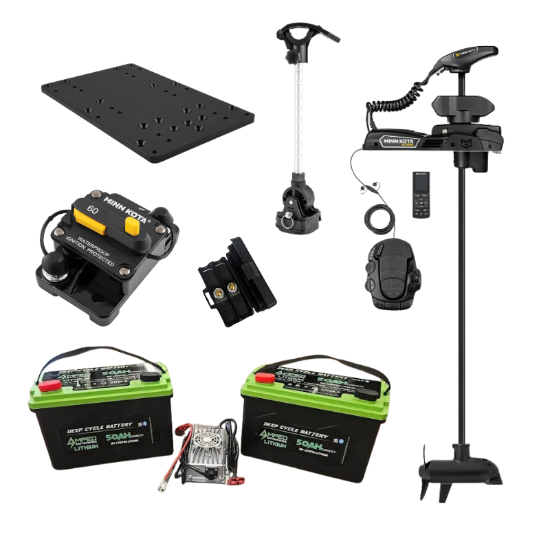 72" Ulterra Quest Trolling Motor with 36V Lithium Batteries Bundle