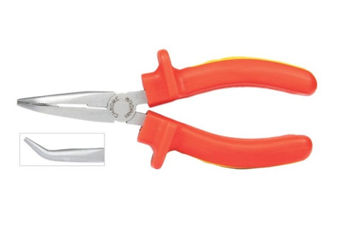 Marine wiring bent nose pliers.