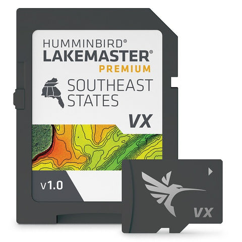 Humminbird Lakemaster Vx Premium Southeast Microsd