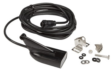 Lowrance 83/200/455/800khz Hdi Transom Mount Transducer 9-pin Connector 5-pins Utilized