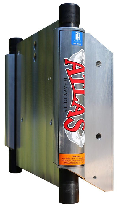 Th Marine Atlas 4"" Jack Plate Heavy Duty Hydraulic Polished