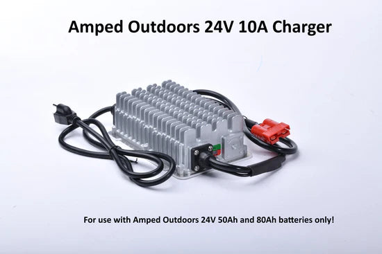 Amped Outdoors lithium battery charger for 24 volt batteries