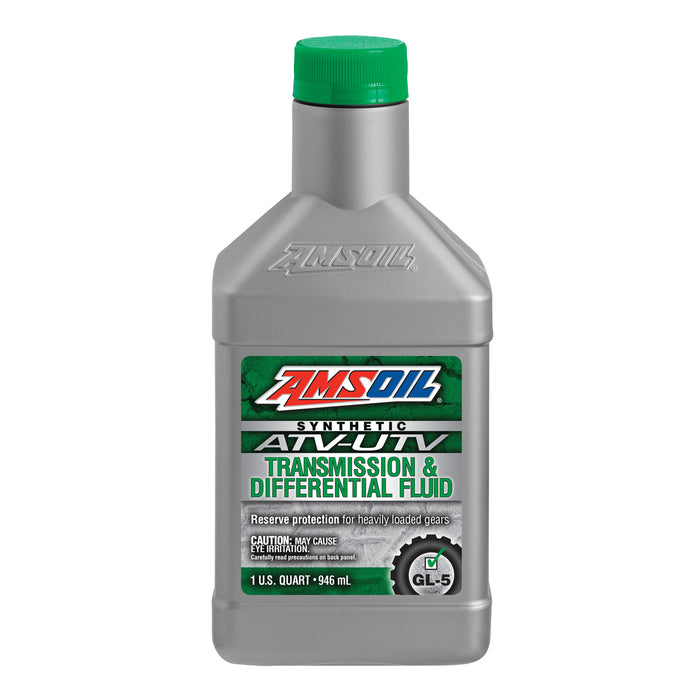 Amsoil Synthetic ATV/UTV Transmission Differential Fluid Quart