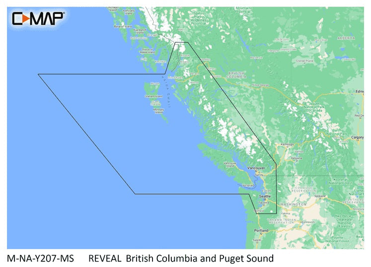C-Map Reveal British Columbia and Puget Sound