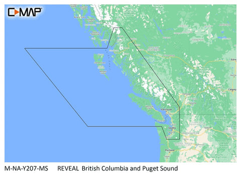 C-Map Reveal British Columbia and Puget Sound