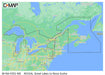 C-Map Reveal Great Lakes to Nova Scotia lake map card for fish finders.