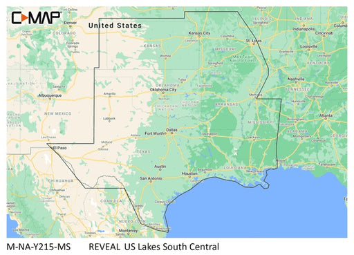 C-MAP Reveal US Lakes South Central