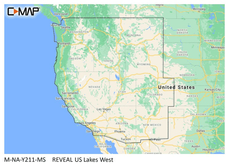 C-MAP Reveal US Lakes West