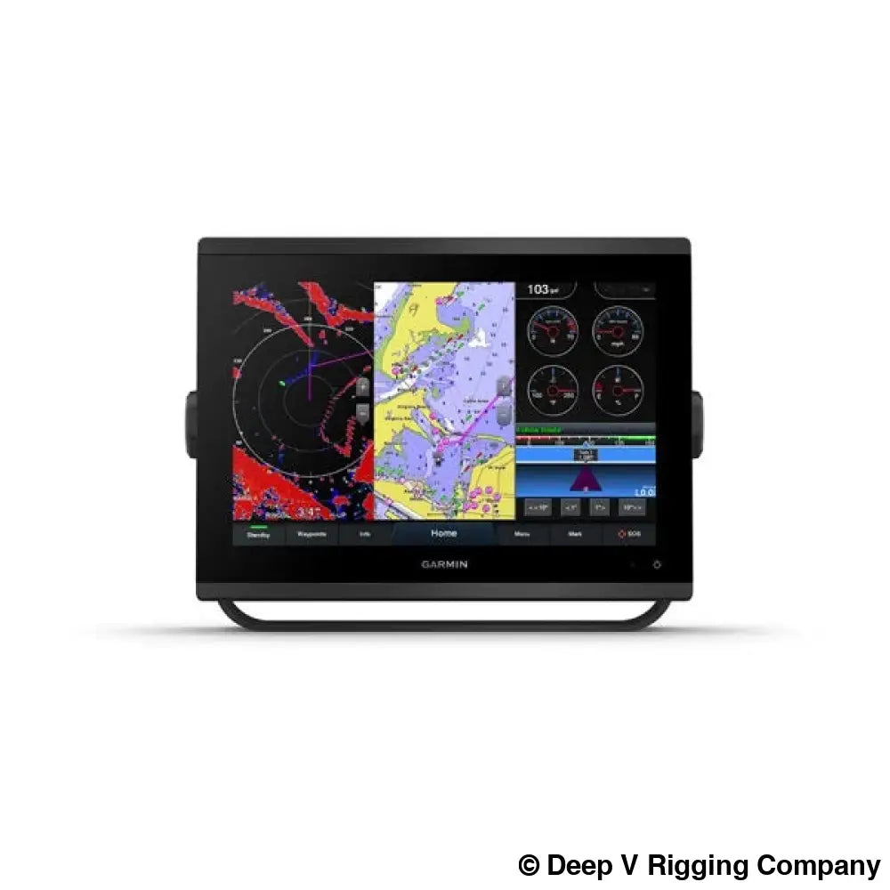 Garmin GPSMAP 1243 with HDMI Out + Livescope Plus Shuttle Bundle Portable Shuttles