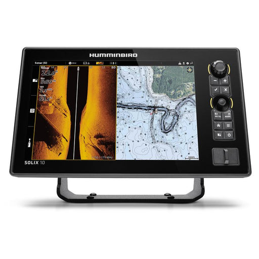 Humminbird Solix 10 G3 with mega side imaging transducer