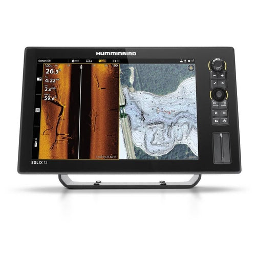 Humminbird Solix 12 G3 with Mega side imaging transducer