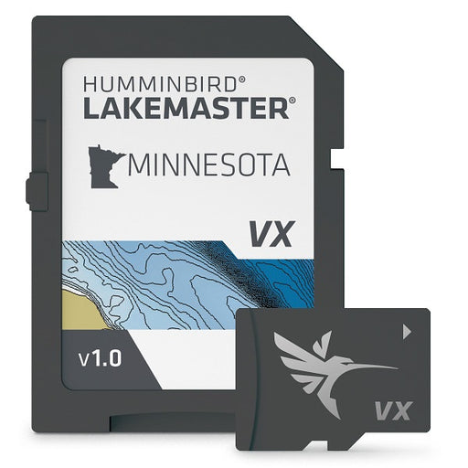 Humminbird Lakemaster VX Minnesota fish finder map card
