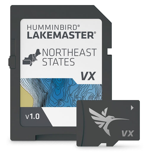 Humminbird Lakemaster VX Northeast states lake map chip