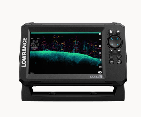 Lowrance Eagle 7 with Splitshot transducer and C-Map Discover US and Canada