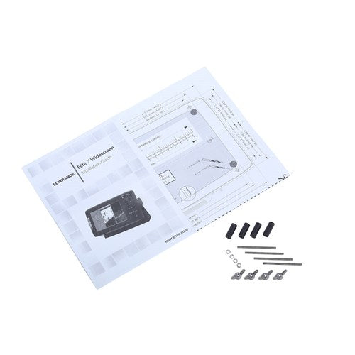 Lowrance flush mount kit for elite 7 models