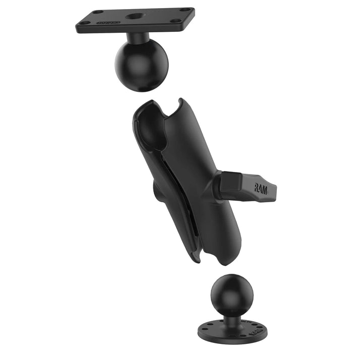 RAM® Drill-Down Double Ball Mount for Humminbird Helix 5