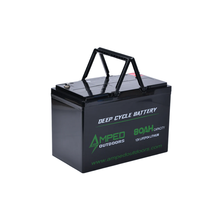 12v 80aH Amped Outdoors Lithium Battery